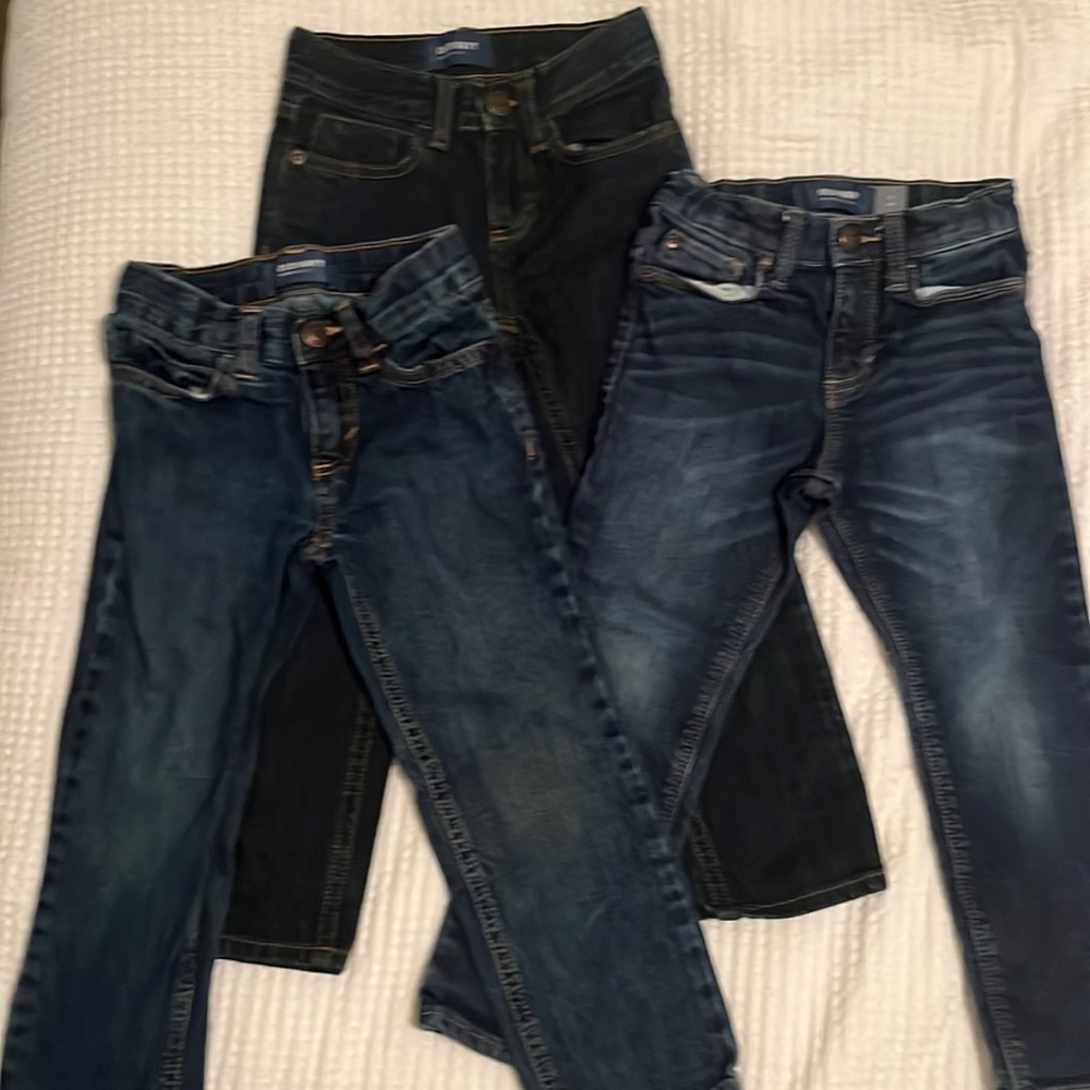 Three pairs of Old Navy boys jeans in 4T